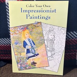 Color Your Own Impressionist Paintings Book